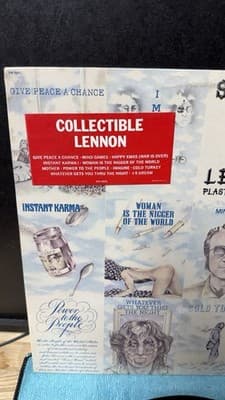 John Lennon Shaved Fish Vinyl LP Apple Records SW-3421 – Collectible – Untested - Thumbnail 4
