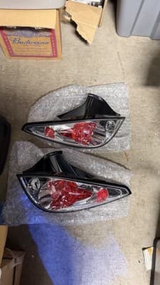 Pontiac G5 GT Coupe Tail Lights Pair OEM LH RH Clear Red Untested