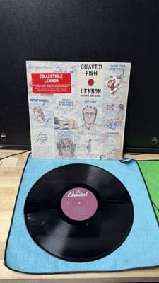 John Lennon Shaved Fish Vinyl LP Apple Records SW-3421 – Collectible – Untested - Thumbnail 2