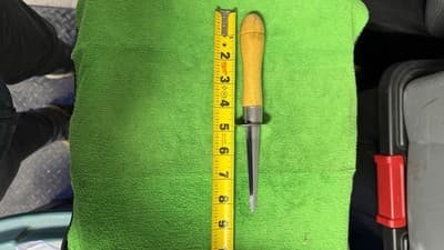 Vintage Lobster Knife Seafood Shellfish Knife Wooden Handle ~8” - Thumbnail 5
