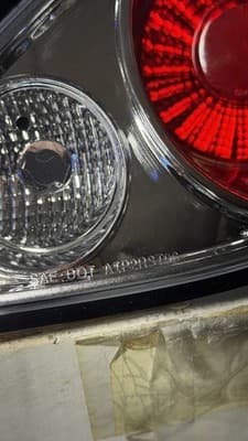 Pontiac G5 GT Coupe Tail Lights Pair OEM LH RH Clear Red Untested - Thumbnail 7