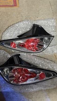 Pontiac G5 GT Coupe Tail Lights Pair OEM LH RH Clear Red Untested - Thumbnail 4