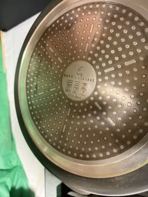 Nonstick Deep Frying Pan w/ Wire Basket Insert ~10” Skillet - Thumbnail 6