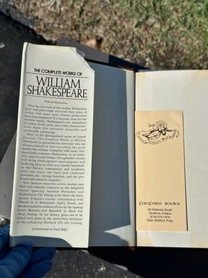 Vintage The Complete Works of William Shakespeare Illustrated Hardcover Book - Thumbnail 2