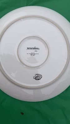 Temp-tations by Tara Butterfly Floral Dinner Plates Set of 6 Ceramic 11” - Thumbnail 8
