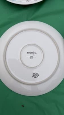 Temp-tations by Tara Butterfly Floral Dinner Plates Set of 6 Ceramic 11” - Thumbnail 9