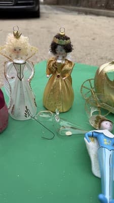 De Carlini Rare Italian Glass Christmas Ornament Set 7 Pc w/ Box - Thumbnail 5