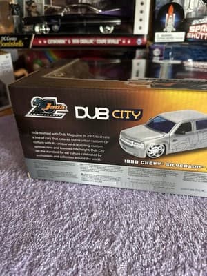 Jada Toys Dub City 1999 Chevy Silverado Dooley 1:24 Diecast Truck NIB - Thumbnail 10