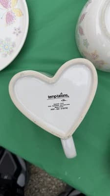 Temp-tations by Tara Butterfly Floral Serving Set 10 Pc Plates Bowls Tray - Thumbnail 15