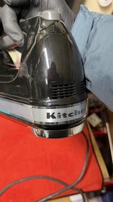 KitchenAid 9-Speed Hand Mixer Black KHM926 Tested Working - Thumbnail 6