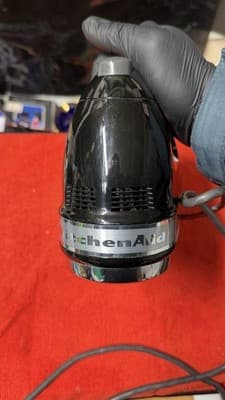 KitchenAid 9-Speed Hand Mixer Black KHM926 Tested Working - Thumbnail 5
