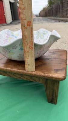 Temp-tations by Tara Butterfly Bowl Scalloped Serving Bowl 12” Ceramic - Thumbnail 7
