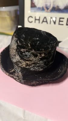 Vintage Saks Fifth Avenue Velvet Hat Made In Italy Brown Bucket - Thumbnail 2