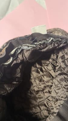 Vintage Saks Fifth Avenue Velvet Hat Made In Italy Brown Bucket - Thumbnail 4