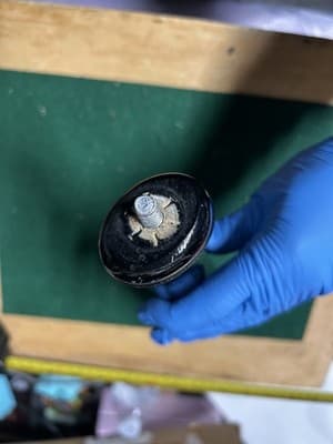 Miller Genuine Draft Beer Tap Handle Black Gold Draft Bar Knob Vintage - Thumbnail 2