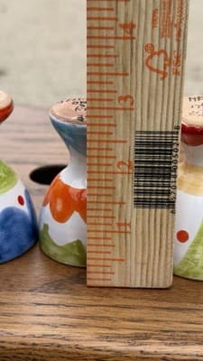 Set of 5 Italian Hand Painted Ceramic Egg Cups Nino Parrucca Ustica - Thumbnail 13