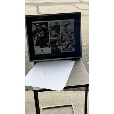 Franco Harris Pittsburgh Steelers Framed Photo Collage Super Donut 10x12 - Thumbnail 7