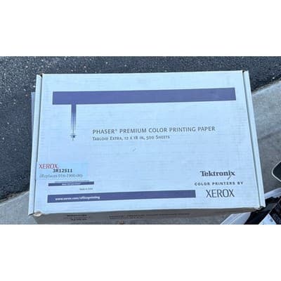 Xerox Phaser Premium Color Printing Paper Tabloid Extra 12x18 500 Sheets 3R12511