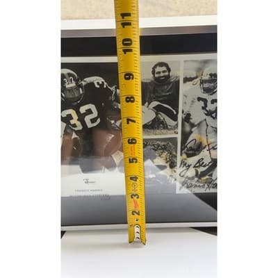 Franco Harris Pittsburgh Steelers Framed Photo Collage Super Donut 10x12 - Thumbnail 9