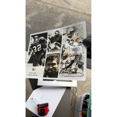 Franco Harris Pittsburgh Steelers Framed Photo Collage Super Donut 10x12 - Thumbnail 14