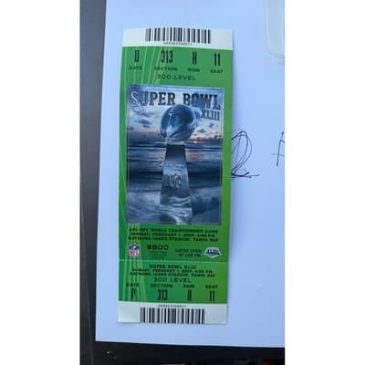 Super Bowl XLIII 2009 Tampa Bay Tickets Lanyards and Game Day Guide Set NFL - Thumbnail 7