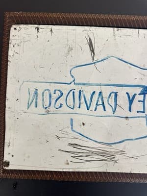 Vintage Harley Davidson Motorcycles Metal Sign Sales Service Parts Accessories - Thumbnail 9