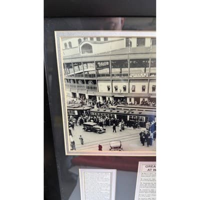 Wrigley Field Greatest Moments Framed Photo 1935 World Series Chicago Cubs Art - Thumbnail 6