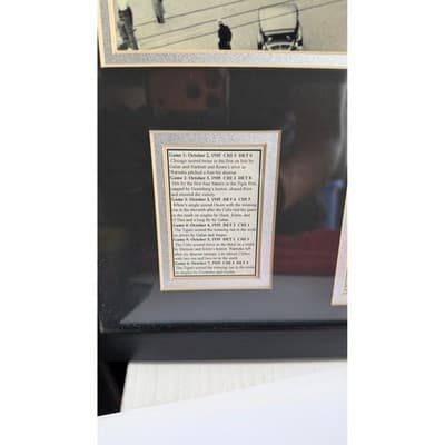 Wrigley Field Greatest Moments Framed Photo 1935 World Series Chicago Cubs Art - Thumbnail 5