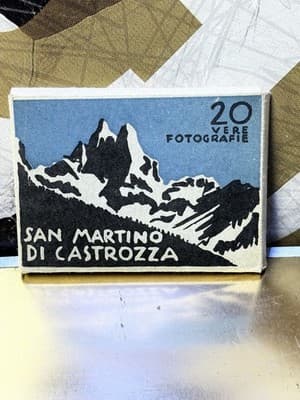 Vintage Italian Photo Set San Martino di Castrozza Dolomites 20 Photos