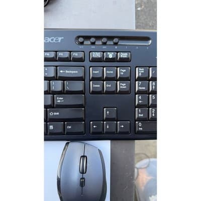 Acer Wired Multimedia Keyboard with Volume Dial and Logitech Wireless Mouse Bund - Thumbnail 7
