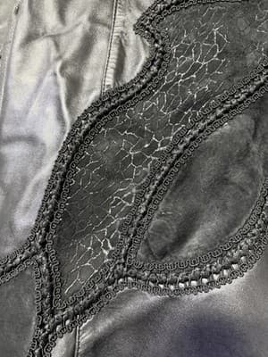 Norma Canada Vintage Black Leather Cargo Coat Women’s Medium Made in Canada - Thumbnail 8