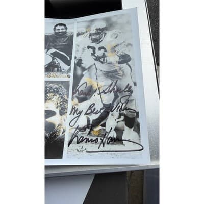 Franco Harris Pittsburgh Steelers Framed Photo Collage Super Donut 10x12 - Thumbnail 13