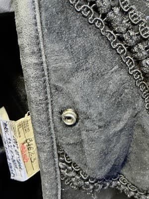 Norma Canada Vintage Black Leather Cargo Coat Women’s Medium Made in Canada - Thumbnail 12
