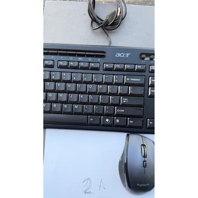 Acer Wired Multimedia Keyboard with Volume Dial and Logitech Wireless Mouse Bund - Thumbnail 8