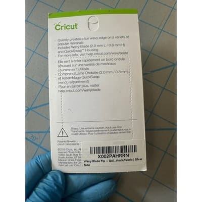 Cricut Wavy Blade and QuickSwap Housing for Cricut Maker Silver 2006838 - Thumbnail 4
