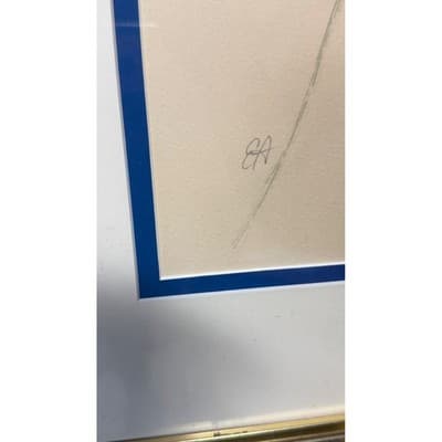 Salvador Dali The American Martian Signed Artist Proof Lithograph Framed 31x39 - Thumbnail 8