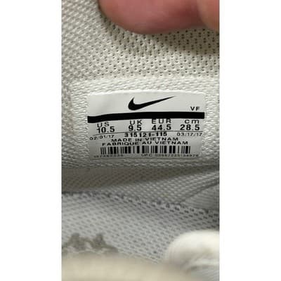 Nike Air Force 1 High 07 Triple White Leather Sneakers 315121-115 Mens 10.5 - Thumbnail 12