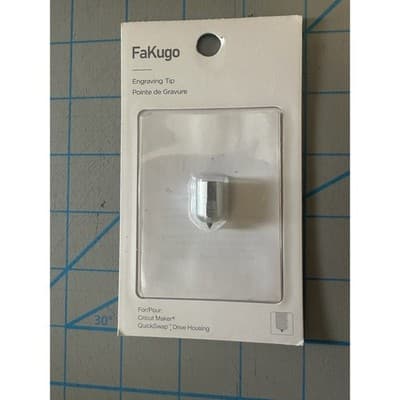 FaKugo Engraving Tip for Cricut Maker QuickSwap Drive Housing Silver Tip 41 - Thumbnail 2