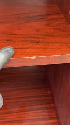 Vintage Dyrlund Danish Rosewood Cabinet Sideboard Tambour Doors - Thumbnail 18