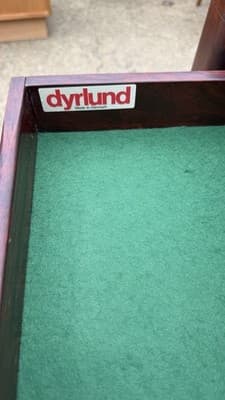 Vintage Dyrlund Danish Rosewood Cabinet Sideboard Tambour Doors - Thumbnail 13