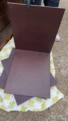 Vintage Danish Modern Expandable Oval Dining Table Rosewood Look - Thumbnail 23