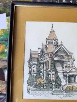 D.W. Patrick “Haas-Lilienthal House, San Francisco” Signed Print – 1979 - Thumbnail 4