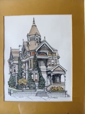 D.W. Patrick “Haas-Lilienthal House, San Francisco” Signed Print – 1979 - Thumbnail 5