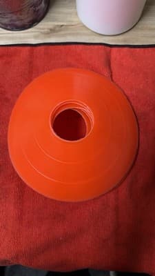 Set of 5 Orange Soccer Training Cones 7-8” Agility Marker - Thumbnail 7