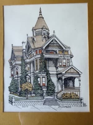 D.W. Patrick “Haas-Lilienthal House, San Francisco” Signed Print – 1979 - Thumbnail 6