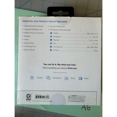 iFixit Essential Electronics Toolkit IF145-348-2 Precision Repair Set 16 Bits - Thumbnail 4