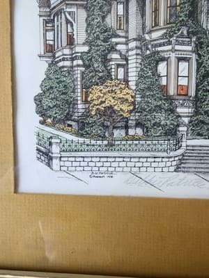 D.W. Patrick “Haas-Lilienthal House, San Francisco” Signed Print – 1979 - Thumbnail 3
