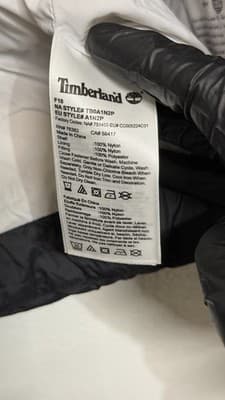 Timberland Thermo Fibre Puffer Jacket Black Women’s Size S Lightweight - Thumbnail 11