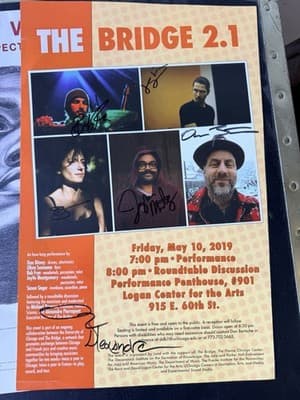 Lot of 3 Bootsy Collins, Charles White, The Bridge 2.1 Posters Lot Signed - Thumbnail 3