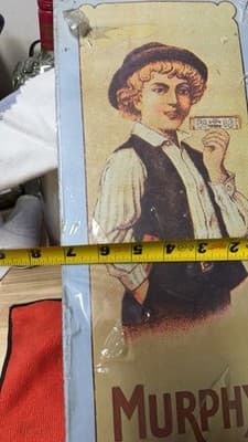 Vintage 1974 Murphy Harmonika Metal Advertising Sign 19х7 - Thumbnail 9